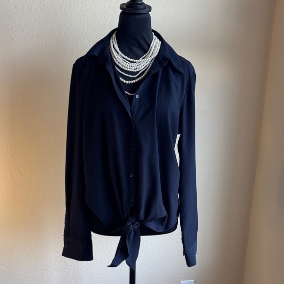 Preston & York Tops - Preston & York Black Button Down Shirt